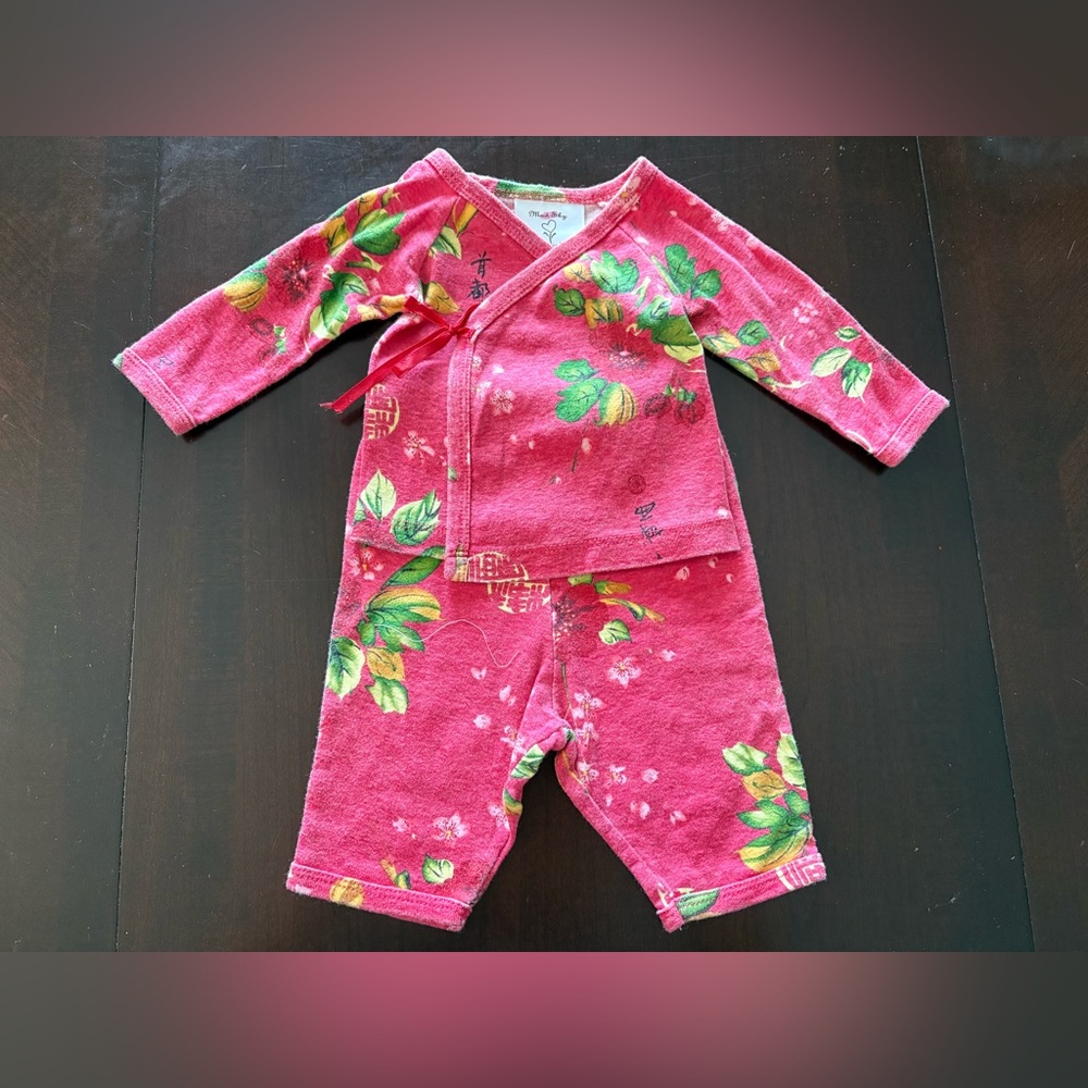 Floral Pink Baby 2 piece set